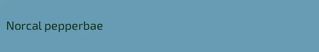 Norcal pepperbae